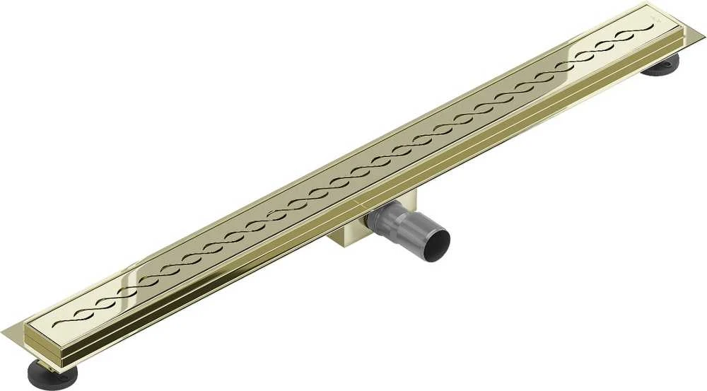 Dušo latakas Mexen Flat Classic, Gold, 100 cm