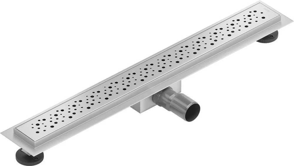 Dušo latakas Mexen Flat Dots, Chrome, 60 cm