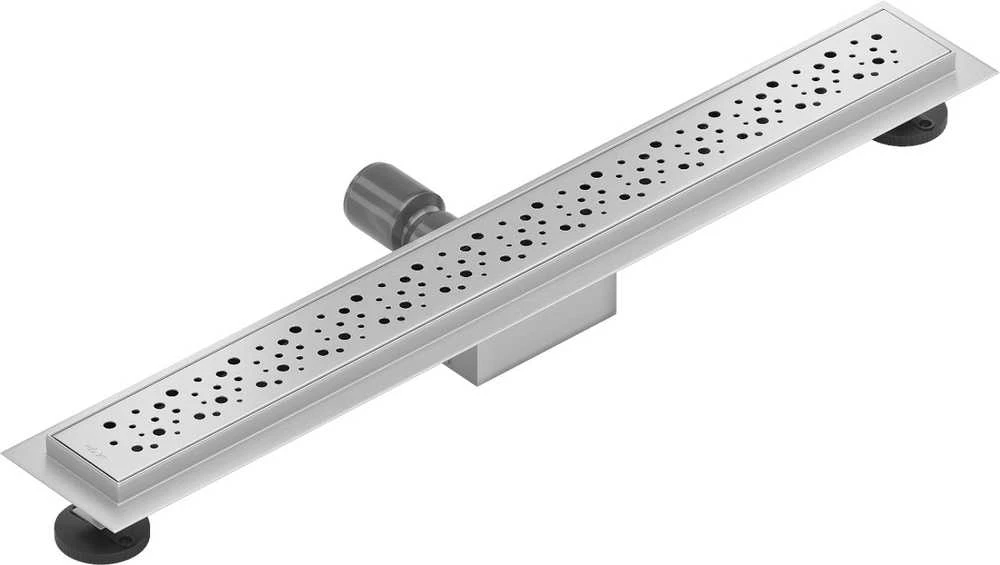 Dušo latakas Mexen Flat Dots, Chrome, 70 cm