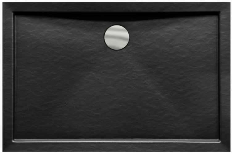 Dušo padėklas Besco Alpina SlimLine Stone Effect New, 120 x 90 x 5,5 cm