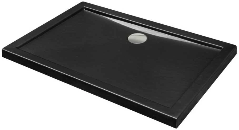 Dušo padėklas Besco Alpina SlimLine Stone Effect New, 120 x 90 x 5,5 cm