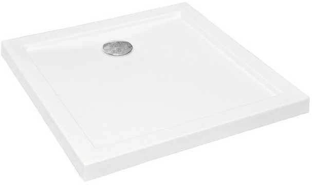 Dušo padėklas Besco Aquarius SlimLine, 80 x 80 x 5,5 cm