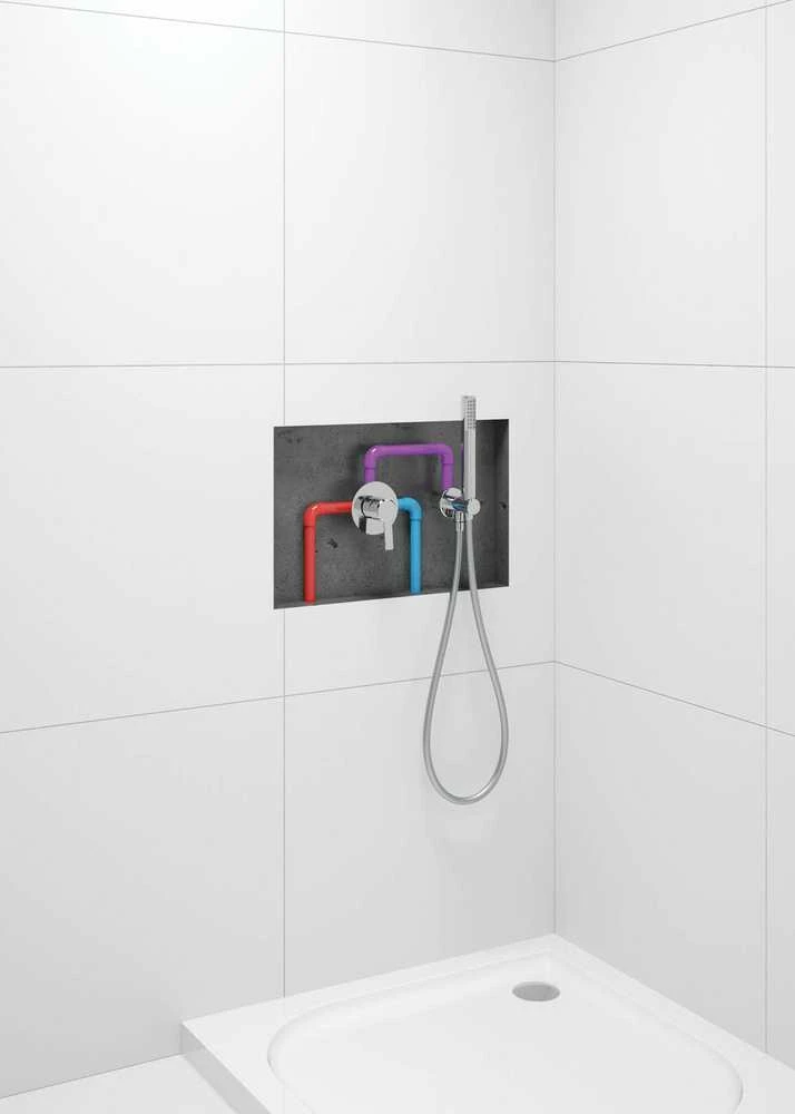 Dušo žarna Deante NDA_351W, 150 cm, Sidabrinis