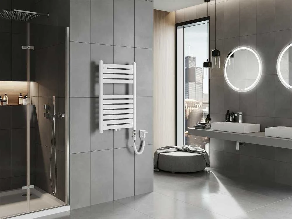 Elektrinis rankšluosčių džiovintuvas Mexen Uran, 800 x 500 mm, 600 W, baltas