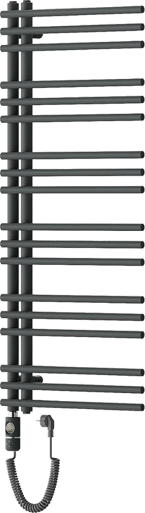 Elektrinis rankšluosčių džiovintuvas Mexen Neptun, 1200 x 500 mm, 600 W, antracitas