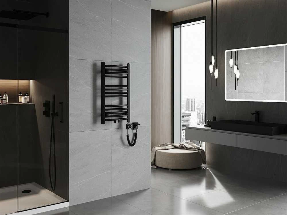 Elektrinis rankšluosčių džiovintuvas Mexen Ares, 700 x 400 mm, 300 W, juodas