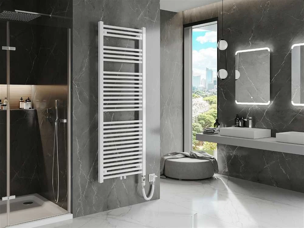 Elektrinis rankšluosčių džiovintuvas Mexen Pluton, 1700 x 600 mm, 900 W, baltas
