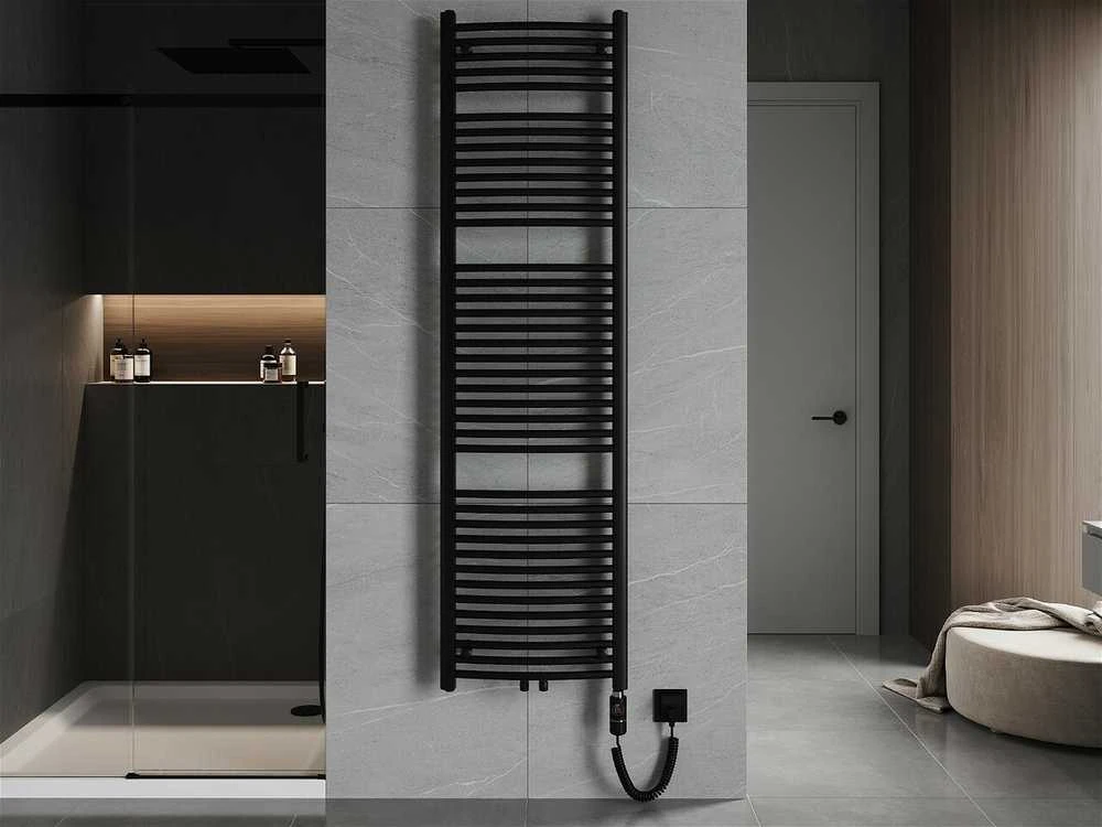 Elektrinis rankšluosčių džiovintuvas Mexen Ares, 1800 x 500 mm, 900 W, juodas