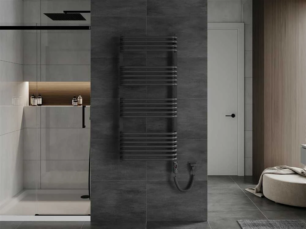 Elektrinis rankšluosčių džiovintuvas Mexen Apollo, 1210 x 550 mm, 600 W, antracitas