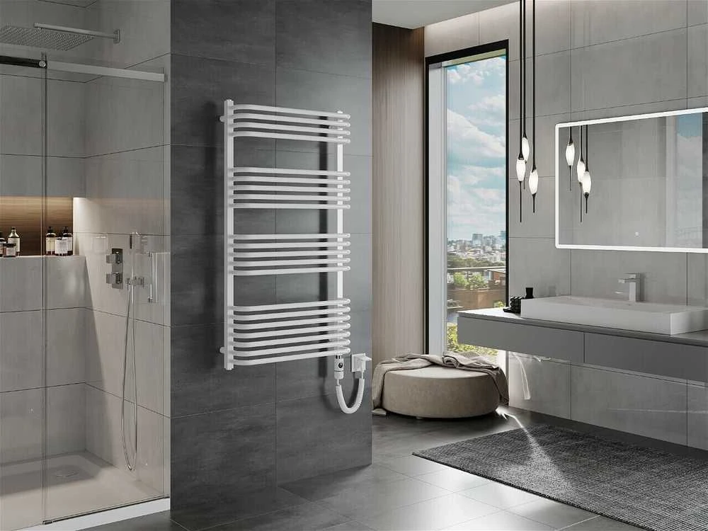 Elektrinis rankšluosčių džiovintuvas Mexen Apollo, 1210 x 650 mm, 900 W, baltas