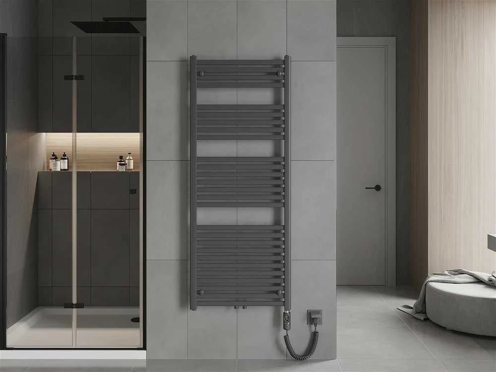 Elektrinis rankšluosčių džiovintuvas Mexen Hades, 1500 x 600 mm, 900 W, antracitas