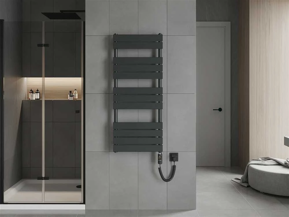 Elektrinis rankšluosčių džiovintuvas Mexen Ceres, 1200 x 500 mm, 600 W, antracitas