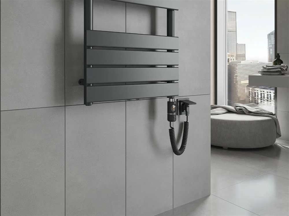 Elektrinis rankšluosčių džiovintuvas Mexen Ceres, 1200 x 500 mm, 600 W, antracitas