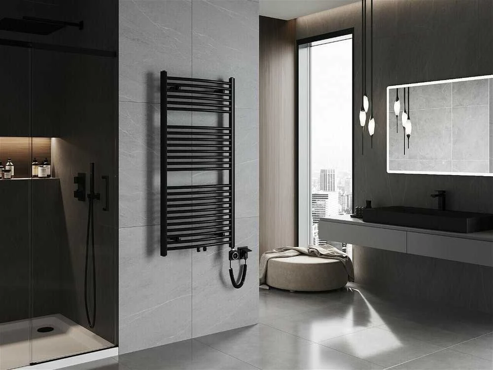 Elektrinis rankšluosčių džiovintuvas Mexen Ares, 1200 x 600 mm, 600 W, juodas