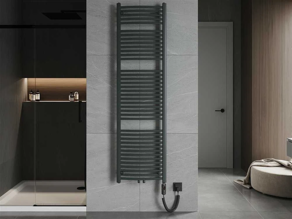 Elektrinis rankšluosčių džiovintuvas Mexen Ares, 1800 x 500 mm, 900 W, antracitas