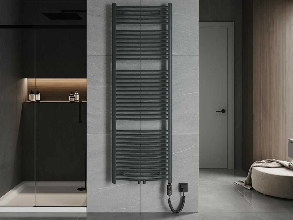 Elektrinis rankšluosčių džiovintuvas Mexen Ares, 1800 x 600 mm, 900 W, antracitas
