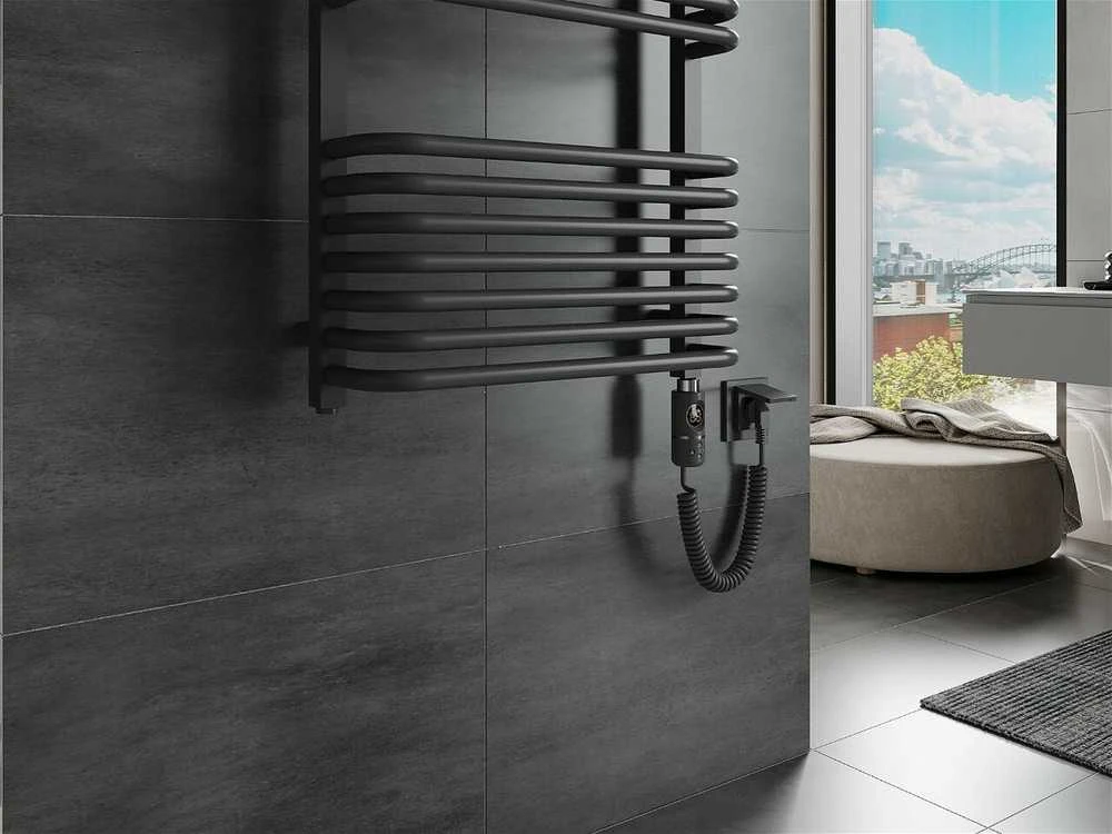 Elektrinis rankšluosčių džiovintuvas Mexen Apollo, 1210 x 550 mm, 600 W, antracitas