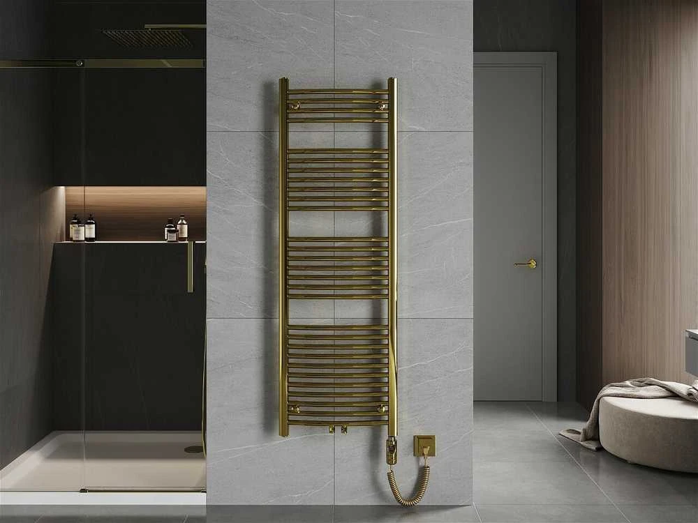 Elektrinis rankšluosčių džiovintuvas Mexen Ares, 1500 x 500 mm, 600 W, aukso