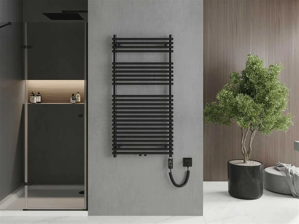 Elektrinis rankšluosčių džiovintuvas Mexen Sol, 1200 x 600 mm, 900 W, juodas