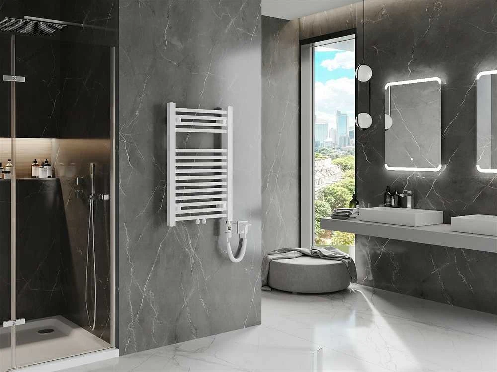 Elektrinis rankšluosčių džiovintuvas Mexen Pluton, 800 x 500 mm, 600 W, baltas