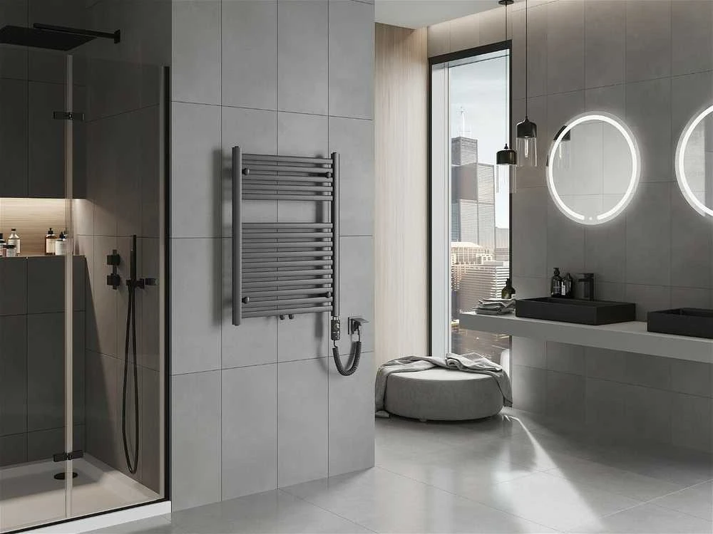 Elektrinis rankšluosčių džiovintuvas Mexen Hades, 800 x 600 mm, 600 W, antracitas