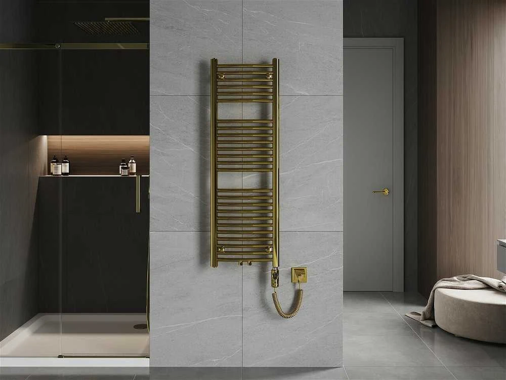 Elektrinis rankšluosčių džiovintuvas Mexen Ares, 1200 x 400 mm, 300 W, aukso