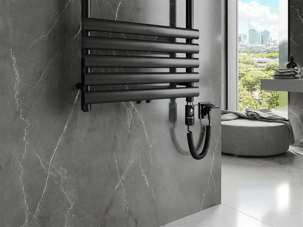 Elektrinis rankšluosčių džiovintuvas Mexen Jowisz, 1200 x 600 mm, 600 W, juodas