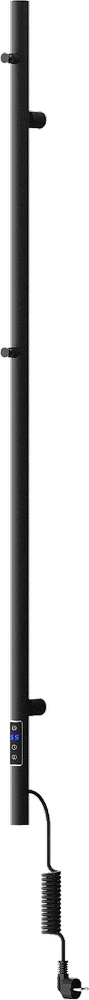 Elektrinis rankšluosčių džiovintuvas su rankšluosčių kabykla Mexen Pino, 1405 x 32 mm, 75 W, juodas