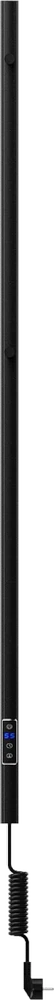 Elektrinis rankšluosčių džiovintuvas su rankšluosčių kabykla Mexen Pino, 1405 x 32 mm, 75 W, juodas
