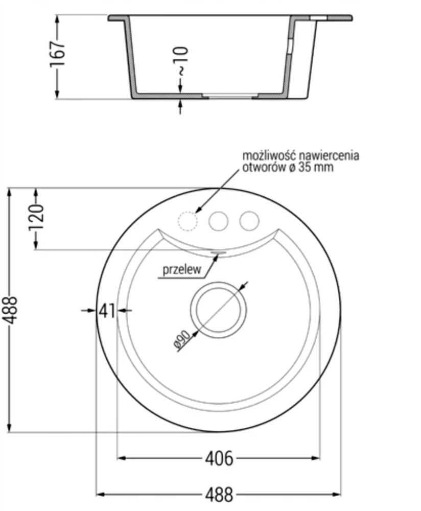 Granitinė virtuvinė plautuvė Mexen Diego su maišytuvu ir sifonu, Metallic juodas/auksinis+Juodas(B)