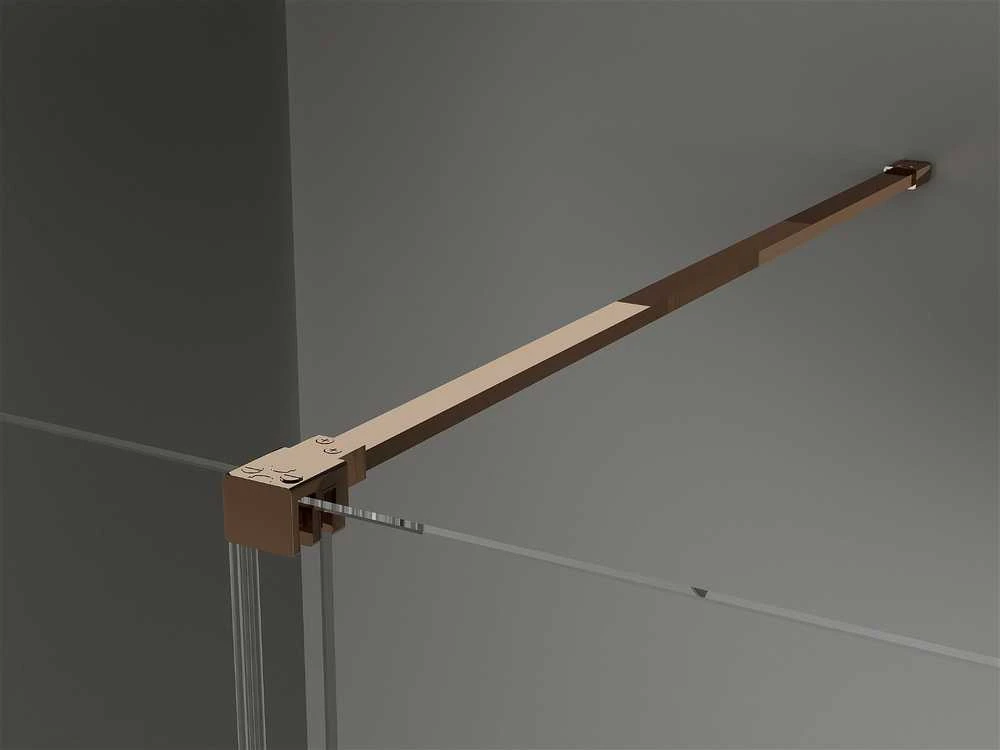Stumdomos dušo durys Mexen Velar, Rose auksinis, 100 cm