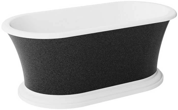 Vonia Besco Ziva Glam Graphite, 160 x 75 cm, su klik-klak auksinis valomu iš viršaus