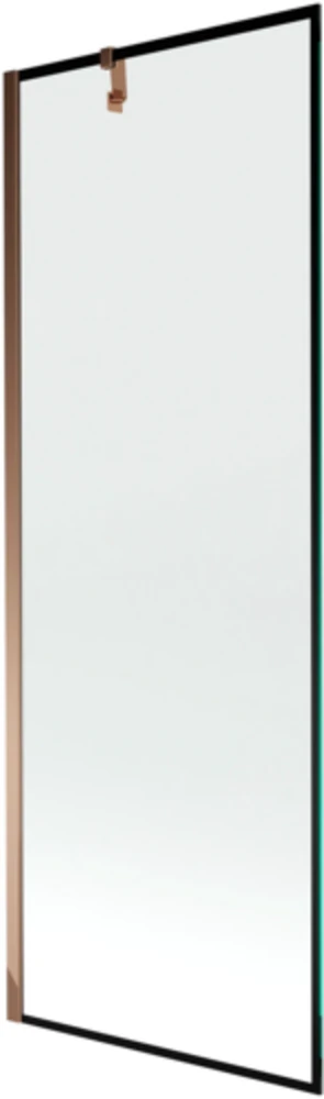 Vonios sienelė Mexen Next I, Rose auksinis/Juodas frame, 70 x 150 cm
