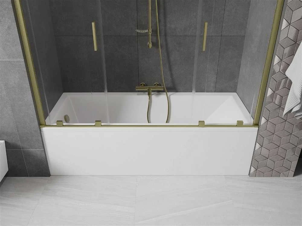 Vonios sienelė Mexen Velar Duo II, Brushed auksinis, 170 x 150 cm