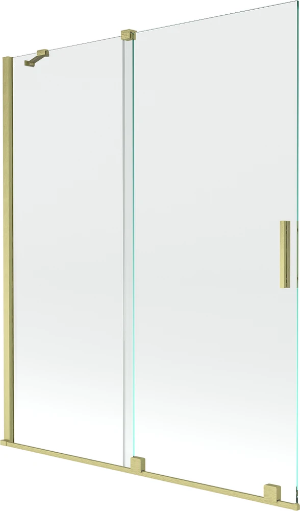 Vonios sienelė Mexen Velar II, Brushed auksinis, 140 x 150 cm