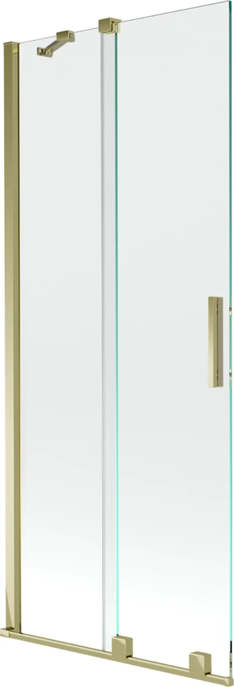 Vonios sienelė Mexen Velar II, Brushed auksinis, 85 x 150 cm