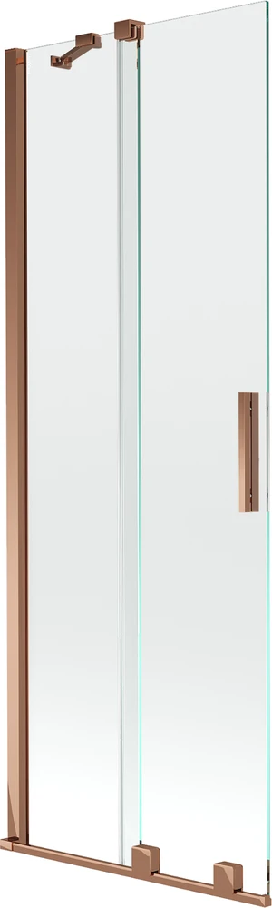 Vonios sienelė Mexen Velar II, Rose auksinis, 75 x 150 cm