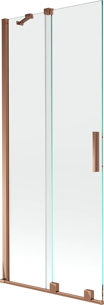 Vonios sienelė Mexen Velar II, Rose auksinis, 85 x 150 cm