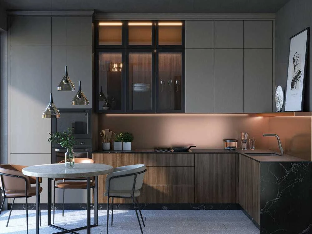Granitinė virtuvinė plautuvė Deante Momi, ZKM_T10A, Anthracite metallic