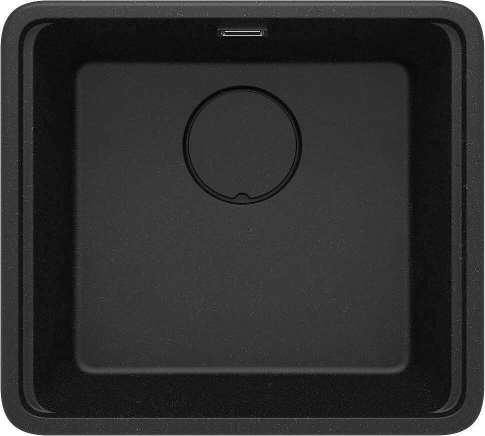Granitinė virtuvinė plautuvė Deante Momi, ZKM_G10A, Metallic graphite