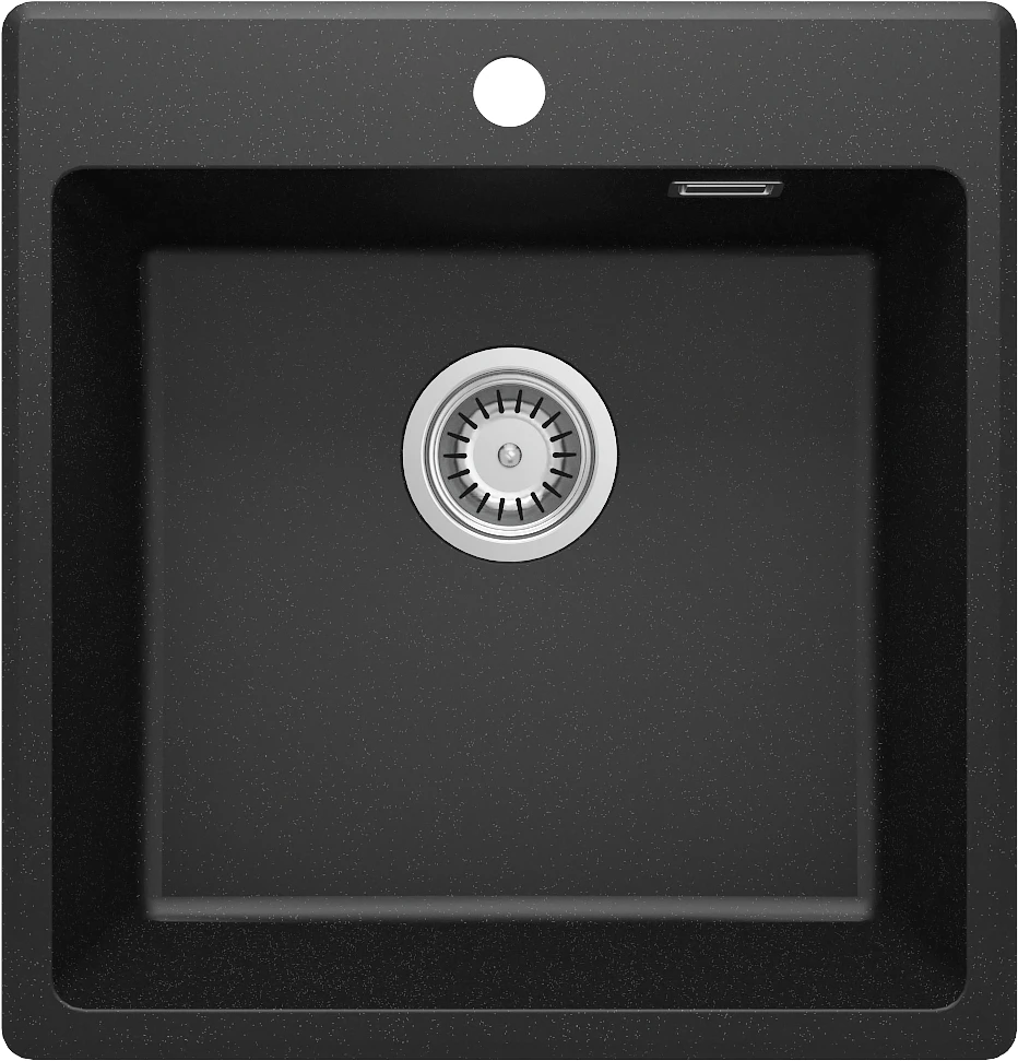 Granitinė virtuvinė plautuvė Deante Olfato, ZPO_G10A, Metallic graphite