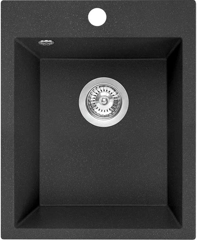 Kuchinox Granitinė virtuvinė plautuvė Laveo Chichi SBH_710T, Juodas