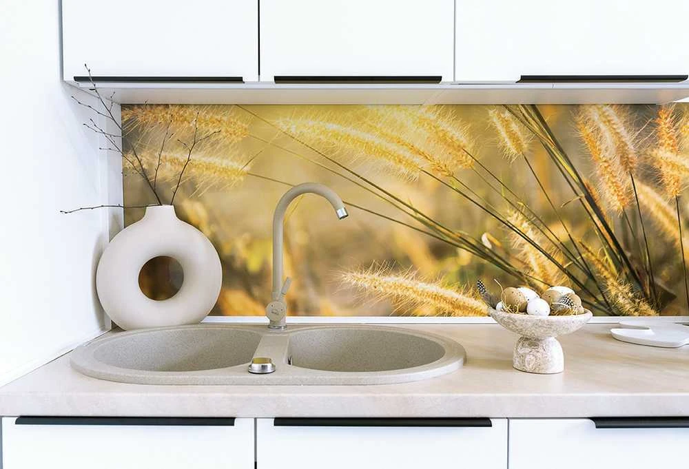 Granitinė virtuvinė plautuvė Laveo Dafne SBD_420T, rusvai gelsvas