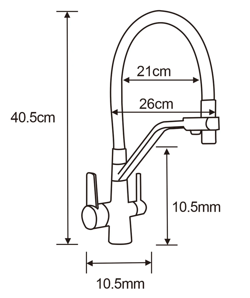 Granitinė virtuvinė plautuvė Mexen Tomas su maišytuvu ir sifonu, Baltas+Juodas/Chrome
