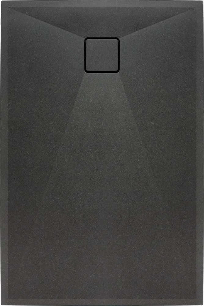 Granitinis dušo padėklas Deante Correo, Metallic graphite, 140x90 cm
