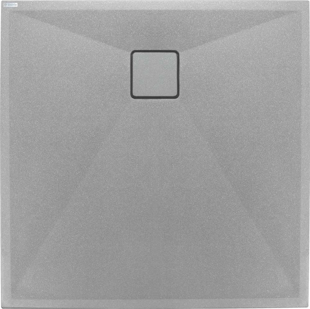 Granitinis dušo padėklas Deante Correo, Metallic pilkas, 80x80 cm