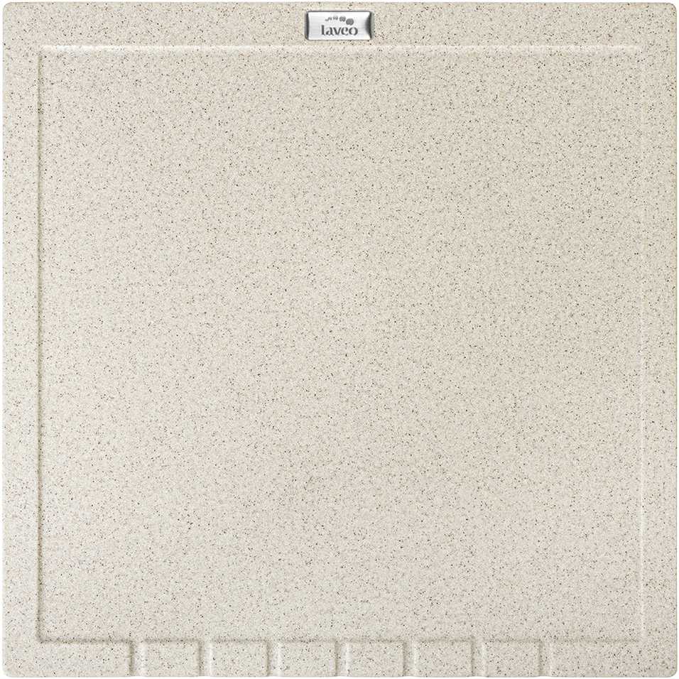 Granitinis padėklas Laveo Halvo, 35x35 cm, rusvai gelsvas