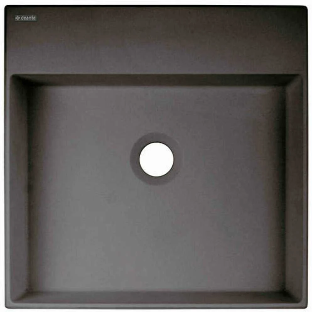 Granitinis praustuvas Deante Correo 40x40 cm, CQR_SU4S, Metallic pilkas