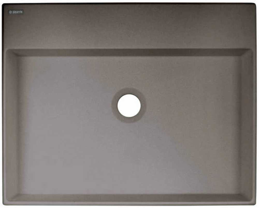 Granitinis praustuvas Deante Correo 50x40 cm, CQR_SU5S, Metallic pilkas