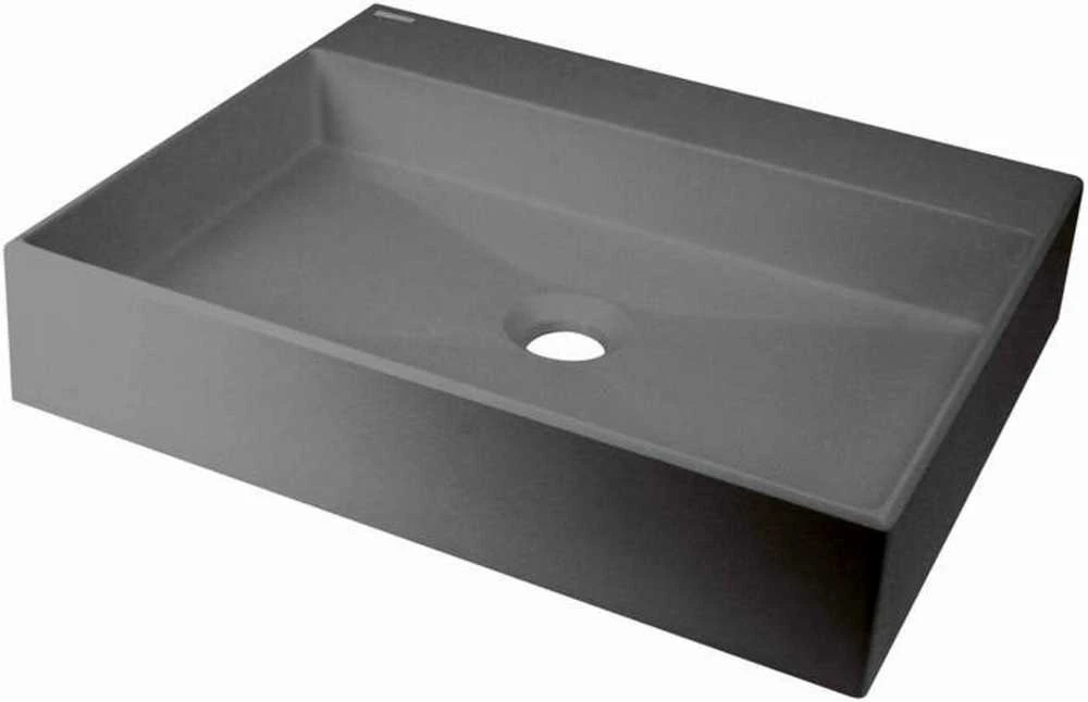 Granitinis praustuvas Deante Correo 50x40 cm, CQR_SU5S, Metallic pilkas